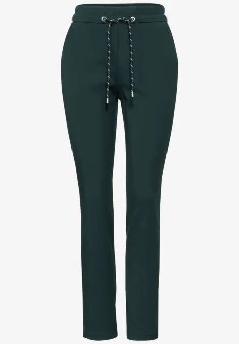 Casual Fit Hose fir green