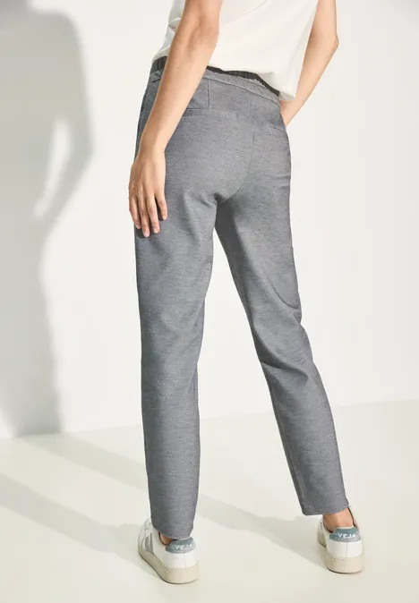 Pantalon en coupe casual soft iron grey