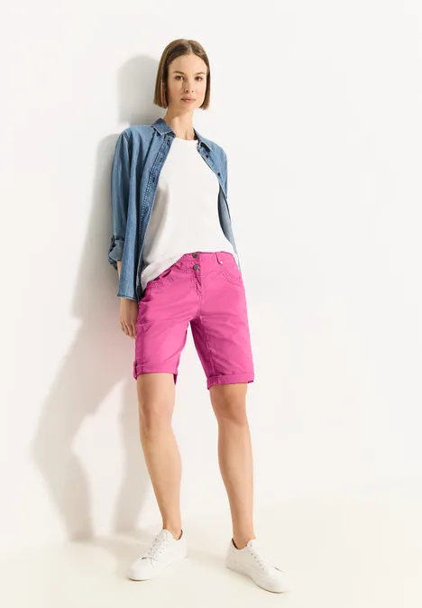 Shorts mit Straight Legs bloomy pink
