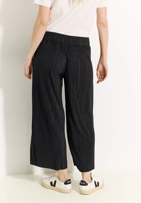 Plissée Hose Black