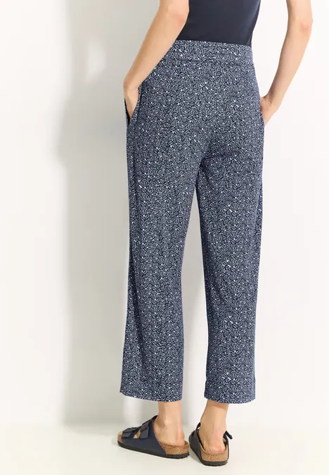 Culotte Print Hose universal blue