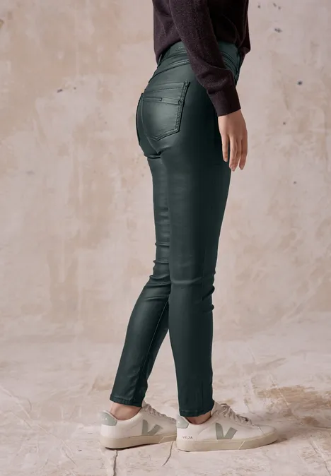 Beschichtete Hose fir green