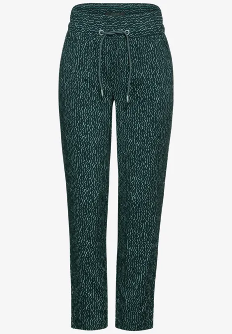 Hose im Loose Fit fir green