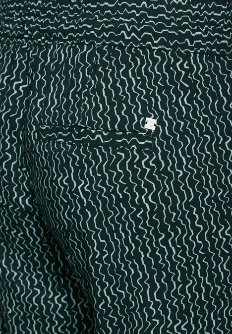 Hose im Loose Fit fir green
