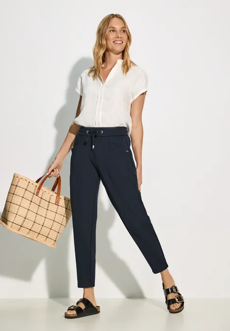 Hose im Casual Fit universal blue