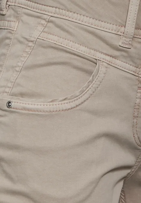 Hose im Slim Fit cozy greige
