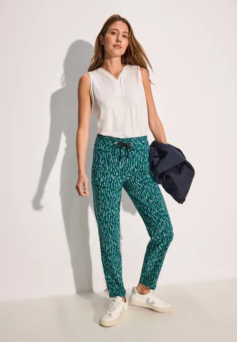 Losse broek fir green Losse broek fir green