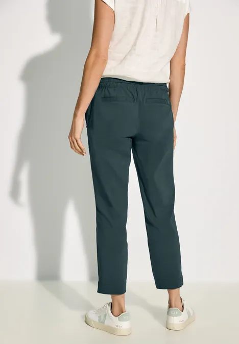 Casual broek fir green Casual broek fir green