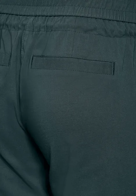 Casual broek fir green Casual broek fir green