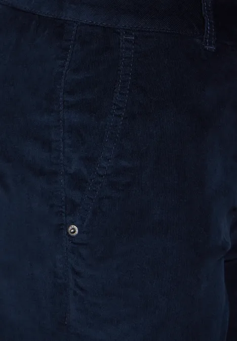 Cord-Chino deep petrol