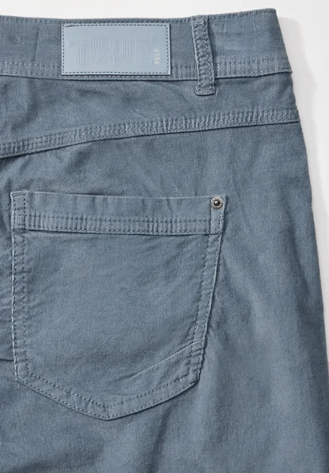 Cordhose im Loose Fit dove blue