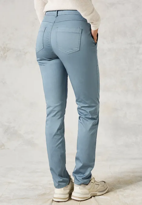 Hose im Slim Fit dove blue