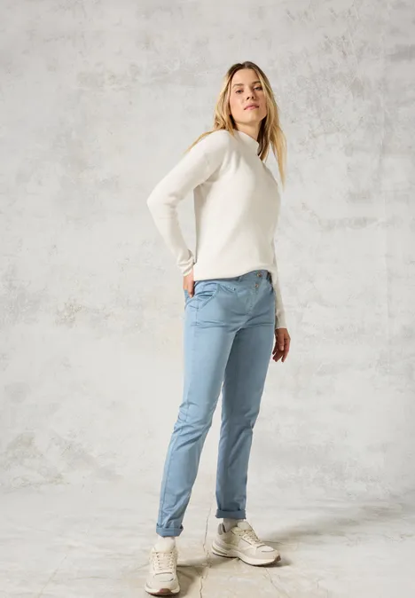 Hose im Slim Fit dove blue