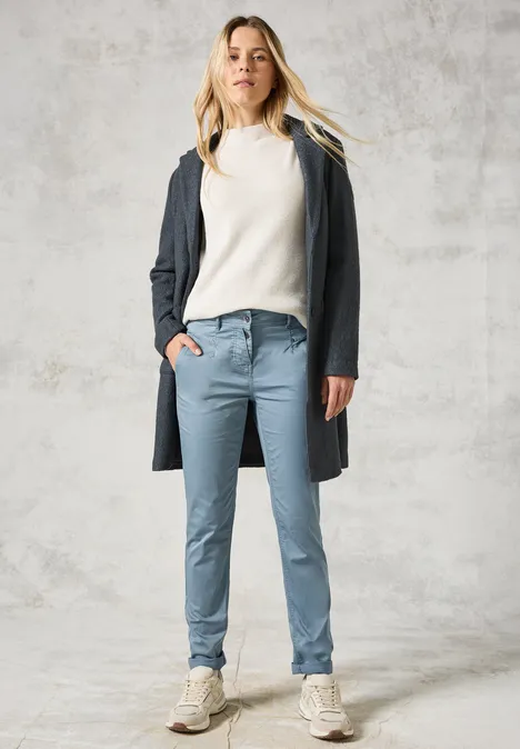 Hose im Slim Fit dove blue