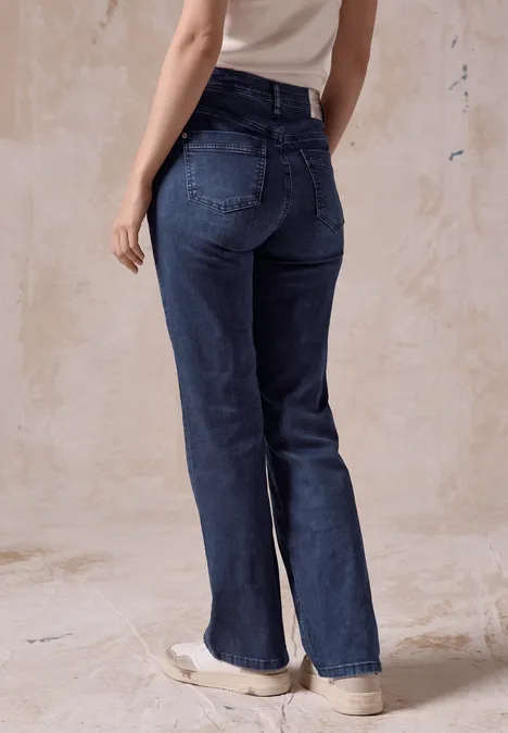 Bootcut Jeans Dark blue wash