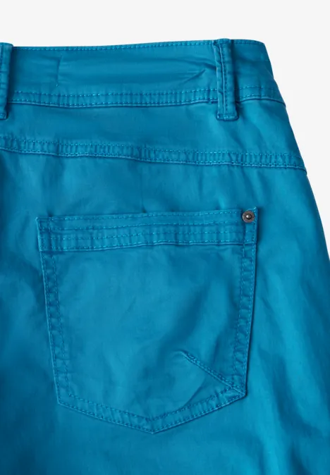 Hose im Washed-Look celestial aqua blue