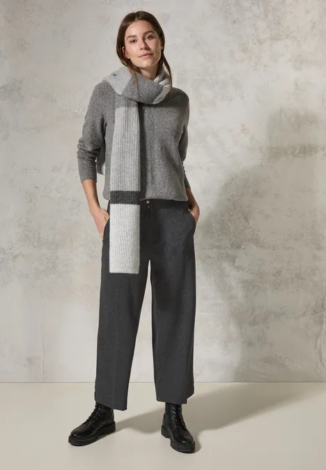7/8 Hose im Melange-Look charcoal grey melange