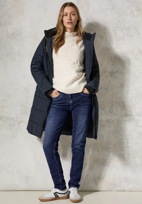Jeans im Slim Fit dark blue used wash