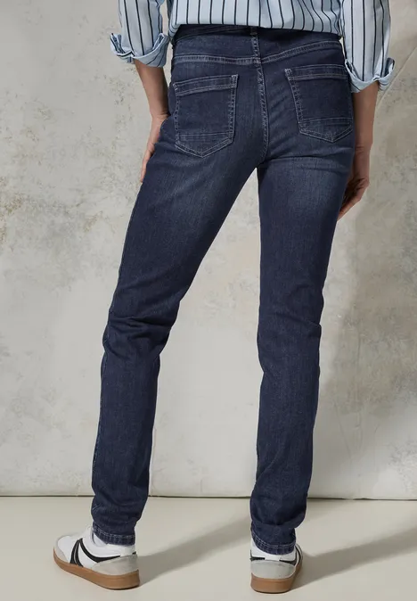 Jeans im Slim Fit dark blue random wash