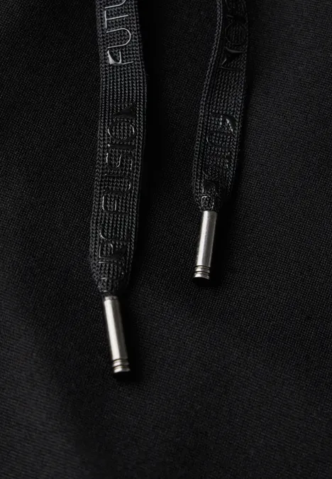 Hose mit Zipper Details Black
