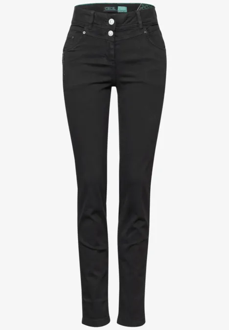 Hose im Slim Fit deep charcoal grey