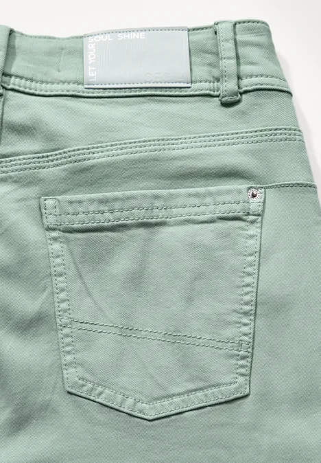 Hose im Slim Fit glaced salvia green