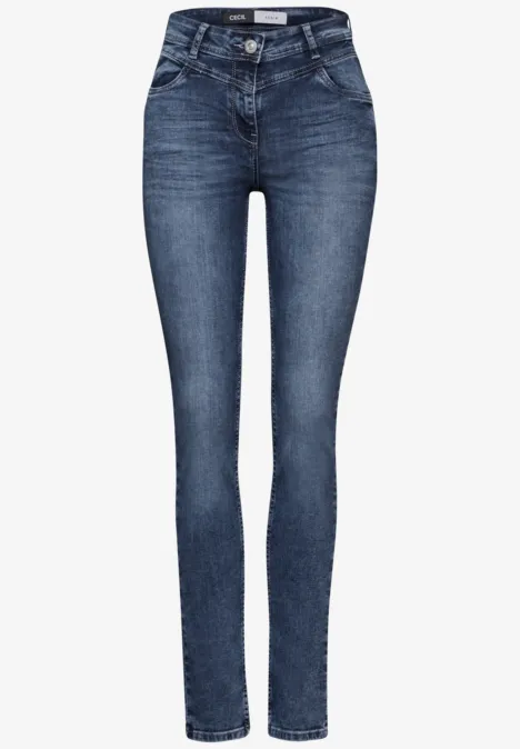 Skinny Fit Jeans mid blue wash