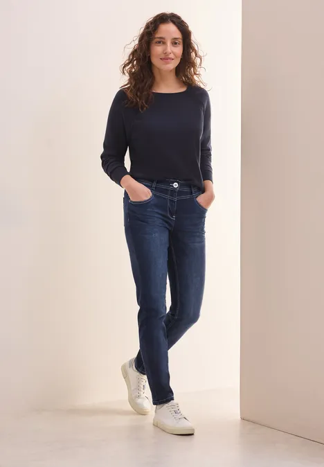 Jeans im Slim Fit Dark blue wash