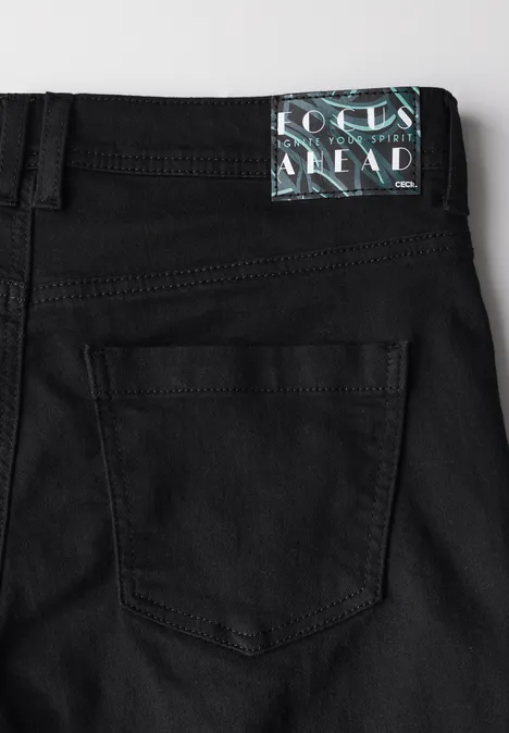 Wide Leg Jeans Black