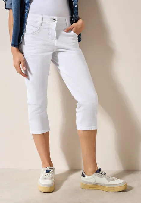 3/4 Jeans White