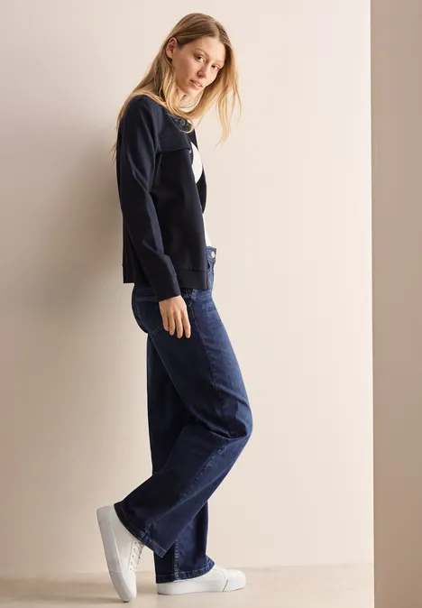 Wide Leg Jeans mid blue wash