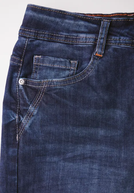 Wide Leg Jeans mid blue wash