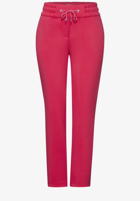 Pantalon en coupe casual granita red Pantalon en coupe casual granita red
