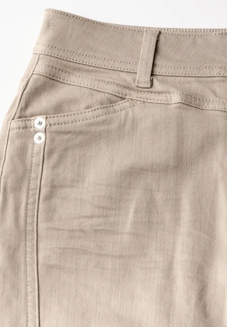 Straight Leg Hose light hazel beige