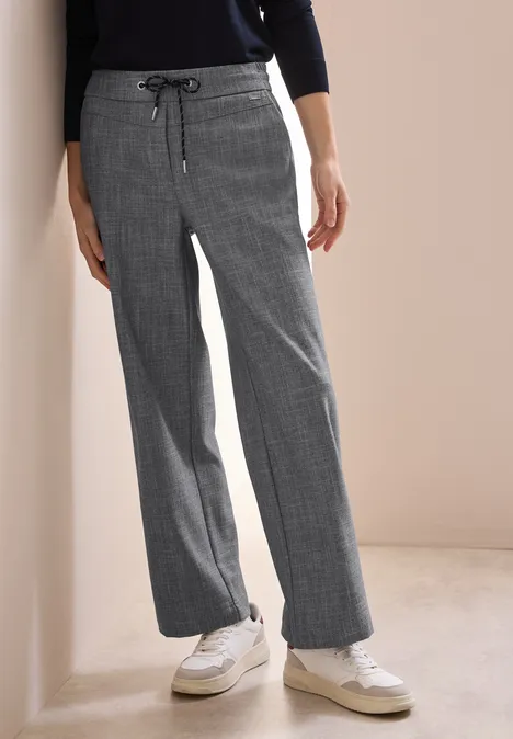 Canvas-Look Hose universal blue