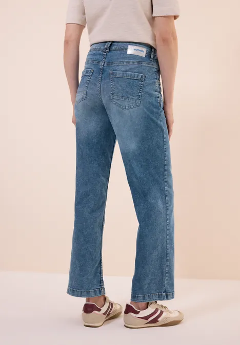 Wide Leg Jeans light blue washed