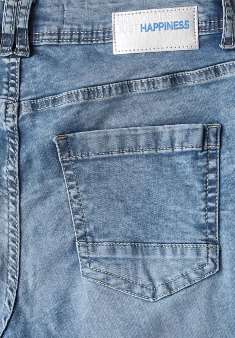 Wide Leg Jeans light blue washed