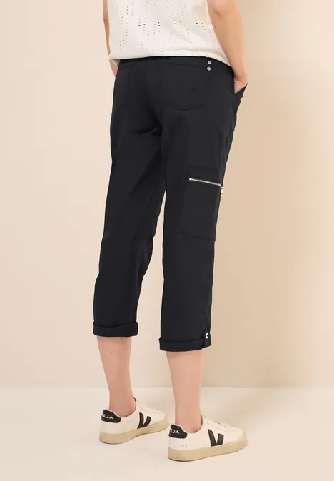7/8-Hose im Cargo-Look Black