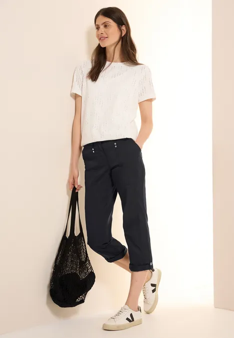 7/8-Hose im Cargo-Look Black
