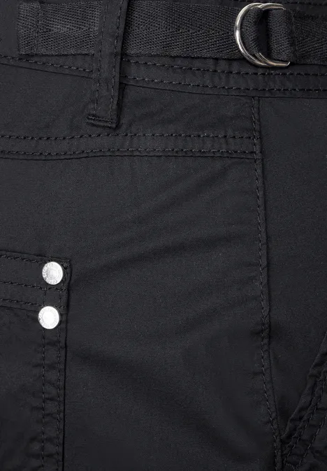 7/8-Hose im Cargo-Look Black