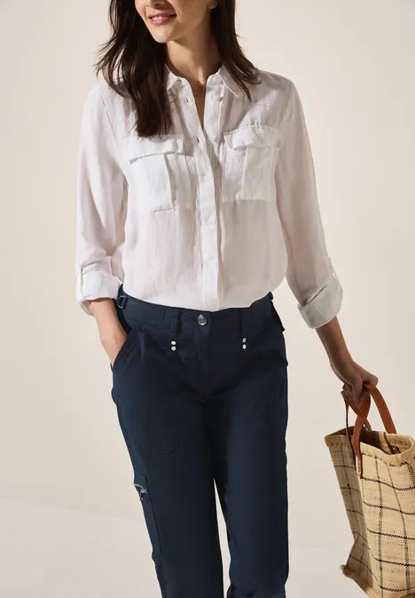 7/8-Hose im Cargo-Look universal blue