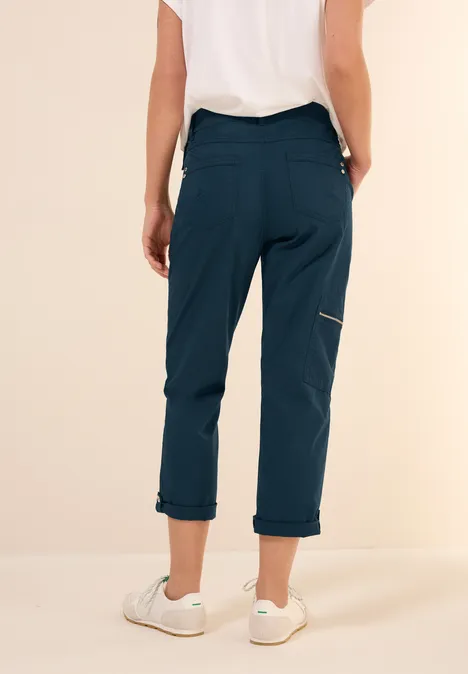 7/8-Hose im Cargo-Look dark petrol blue