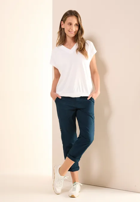 7/8-Hose im Cargo-Look dark petrol blue