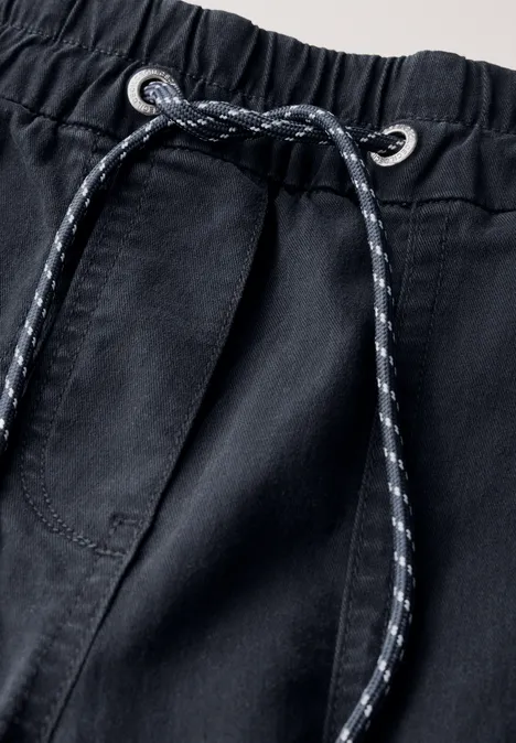 Hose im Washed Look universal blue