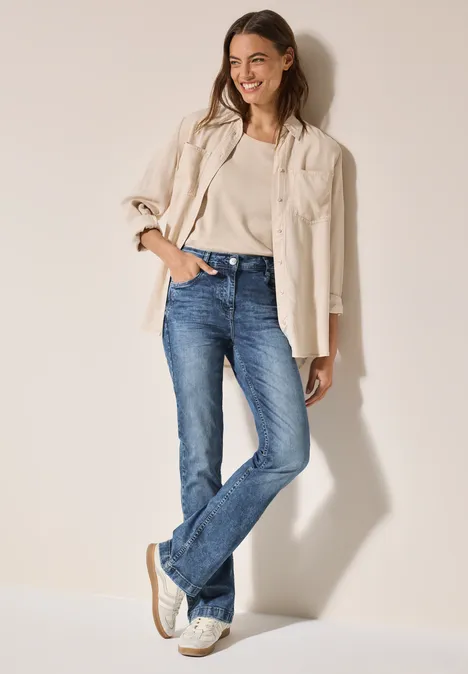 Bootcut Jeans mid blue wash