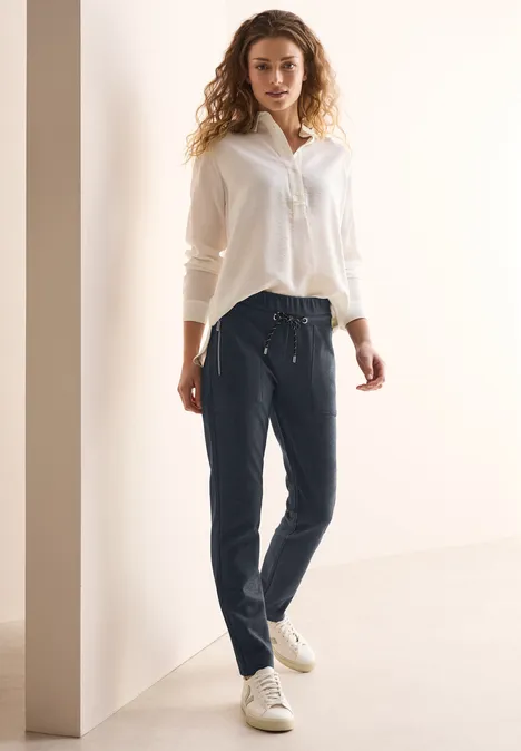 Hose im Casual Fit universal blue