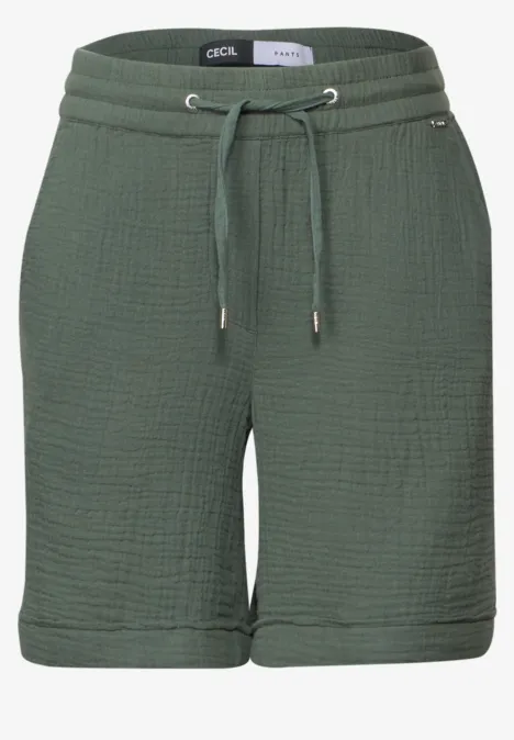 Musselin Shorts balmy khaki