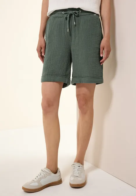 Musselin Shorts balmy khaki