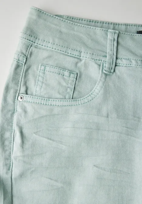 Jeans im Casual Fit cool salvia green