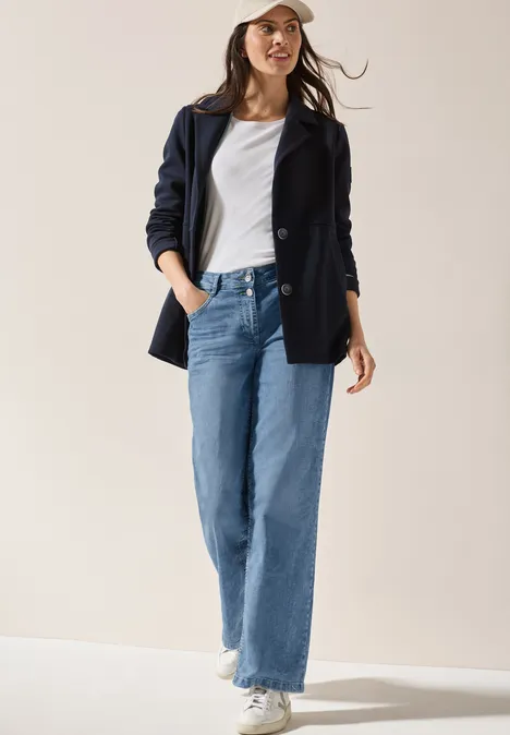 Wide Leg Jeans light blue used wash